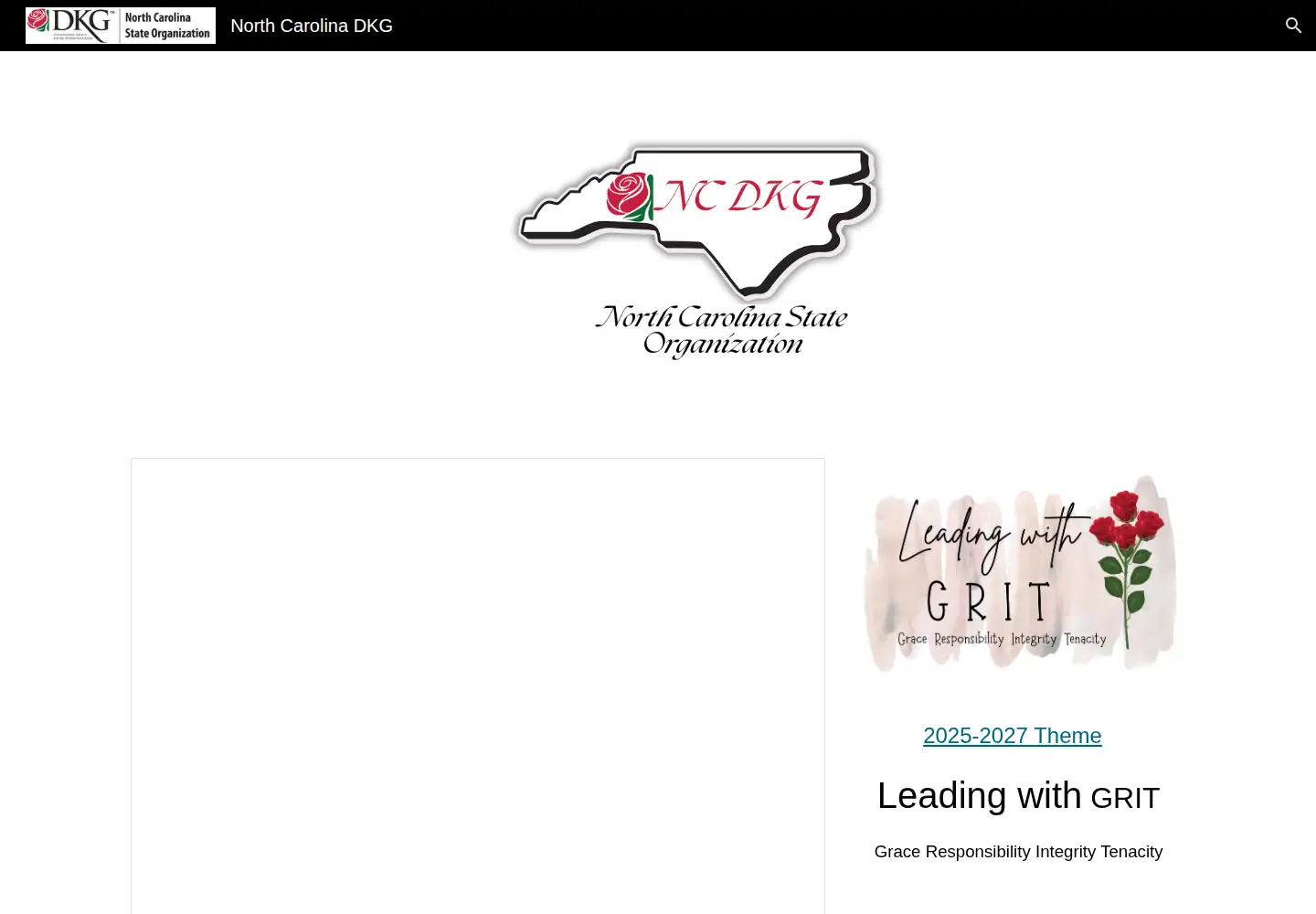 Captured homepage of ncdkg.org in the current scan