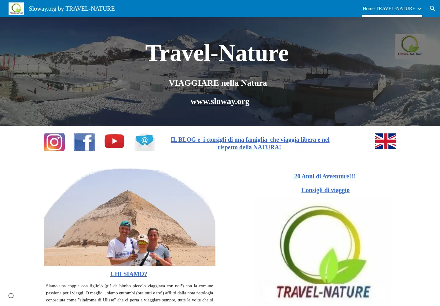 Captured homepage of sloway.org in the current scan