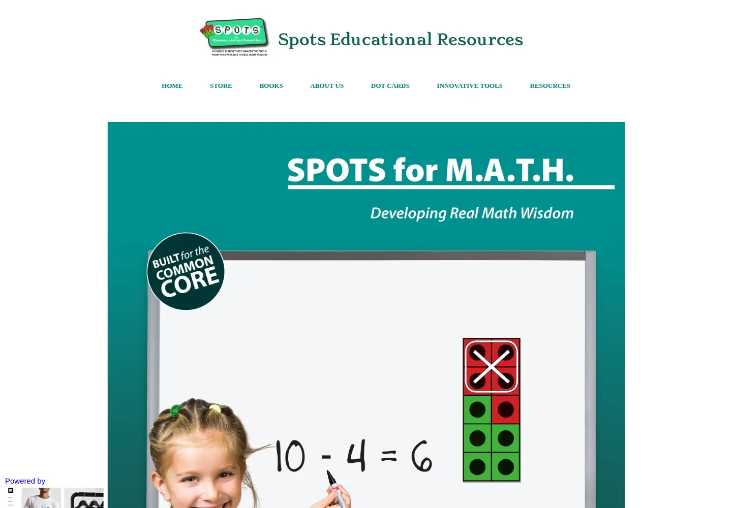 Screenshot of spotsmath.com