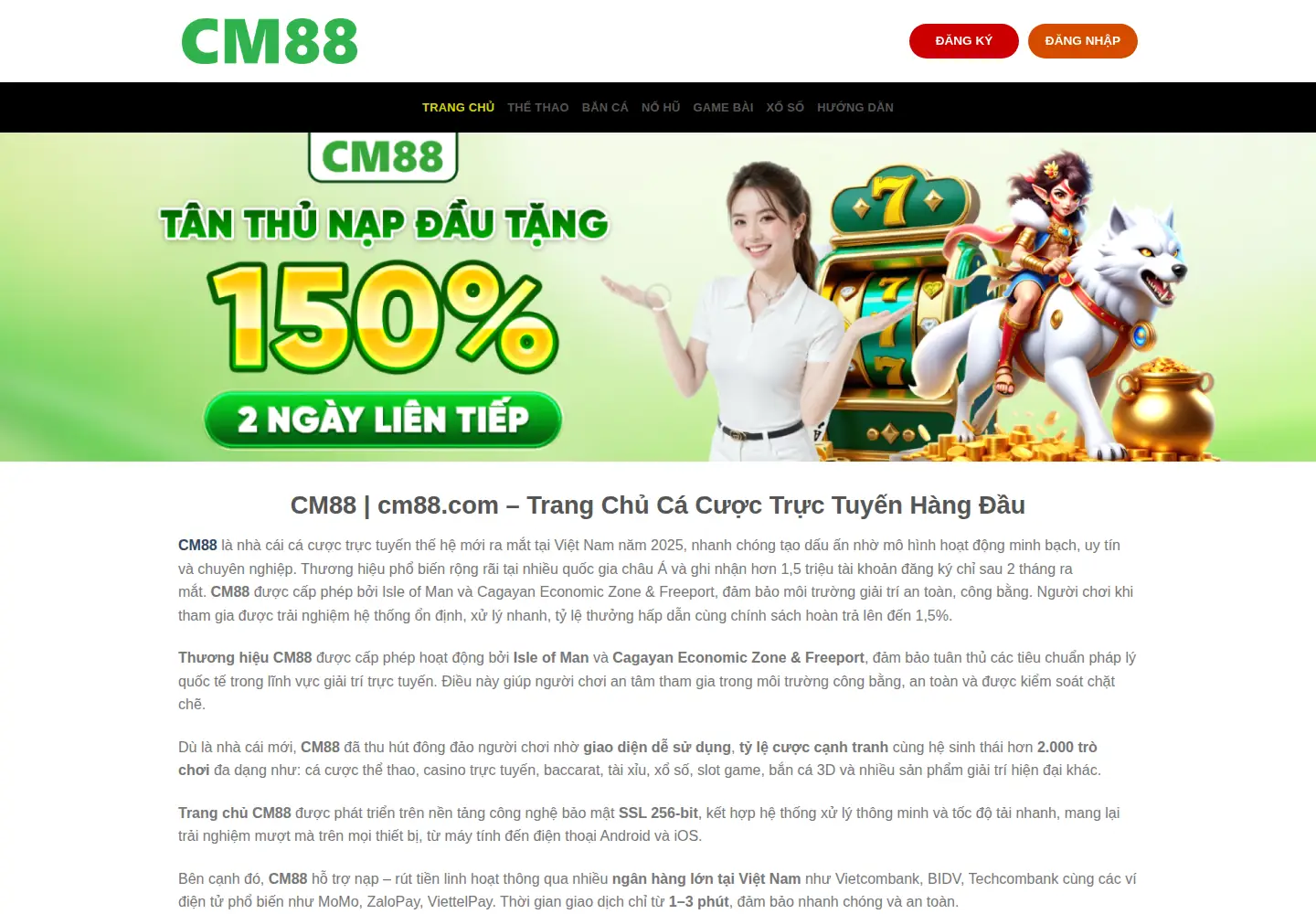 Screenshot of cm88k.site