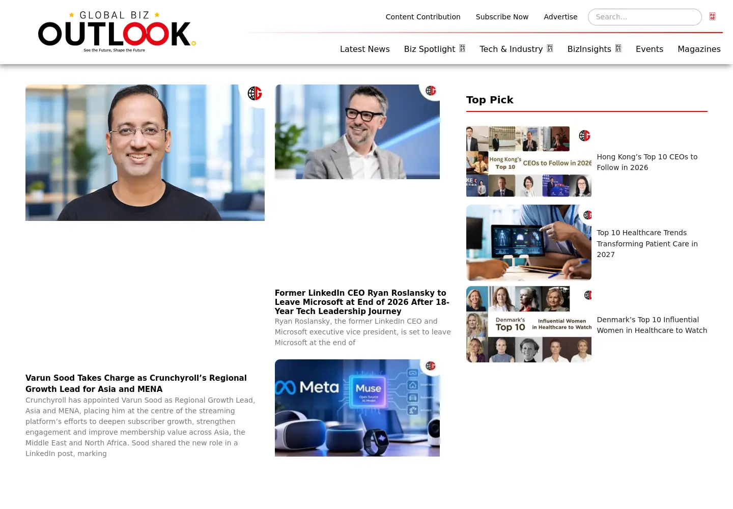 Screenshot of globalbizoutlook.com