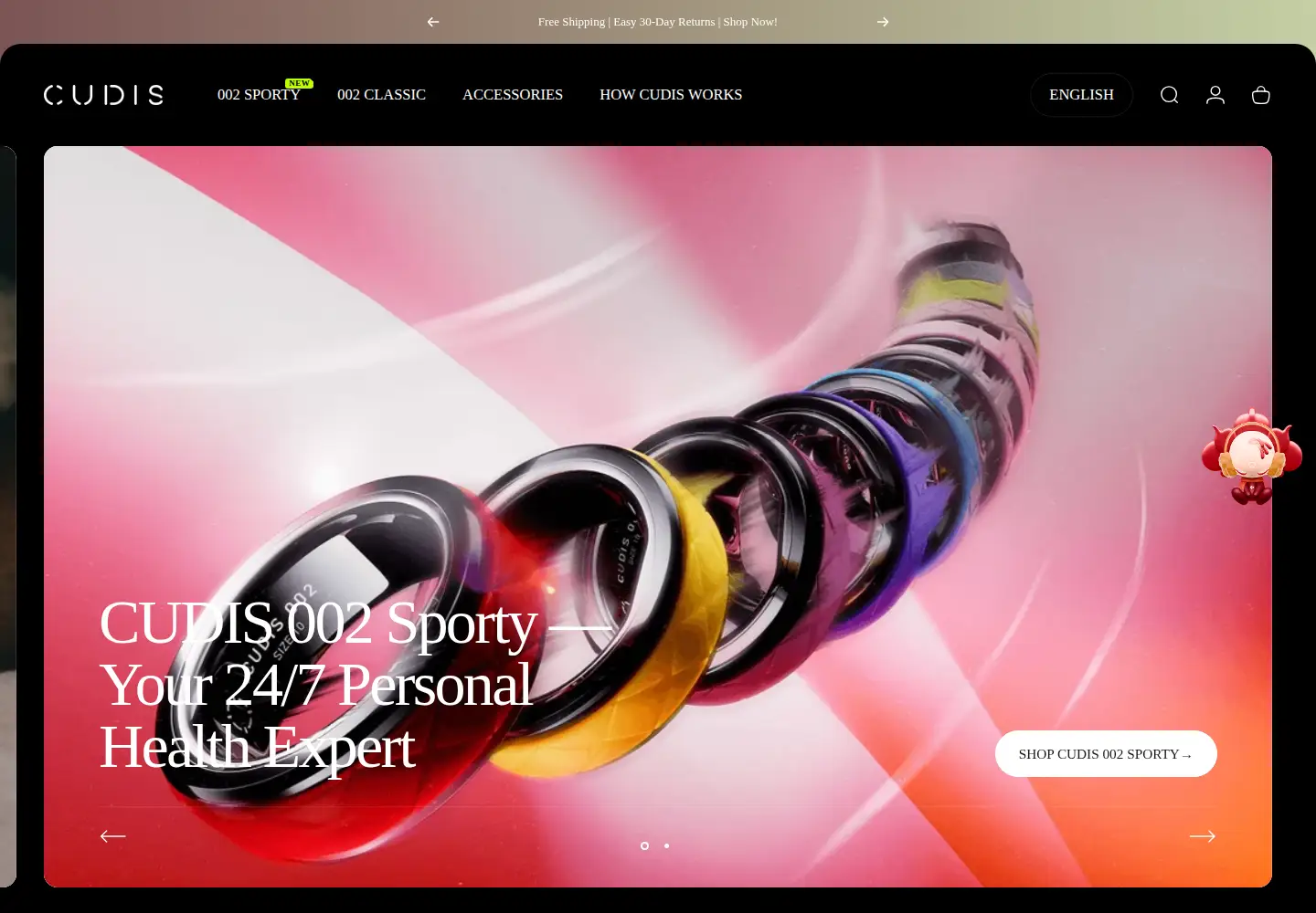 Screenshot of cudis.xyz