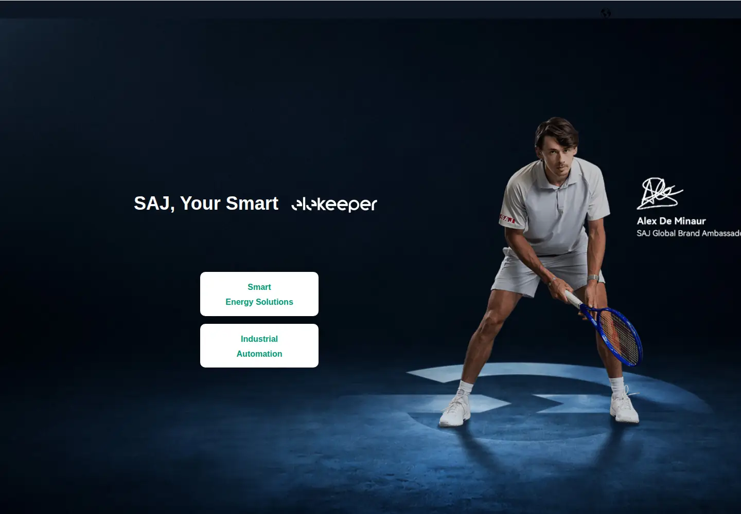 Screenshot of saj-electric.com