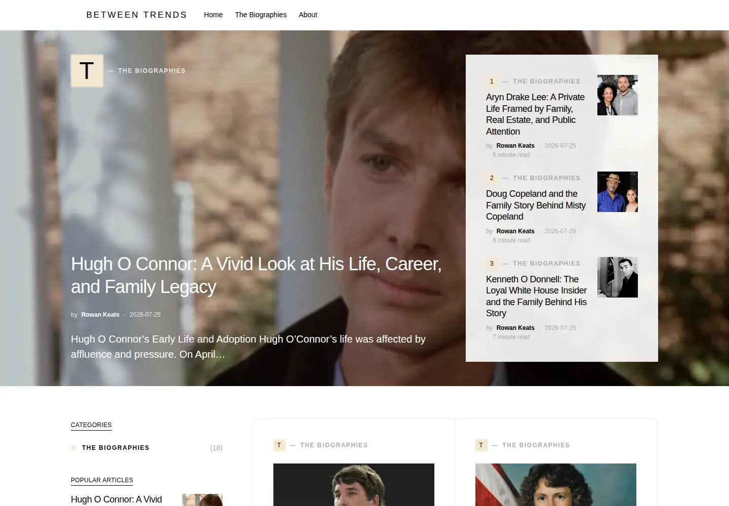 Screenshot of betweentrends.com