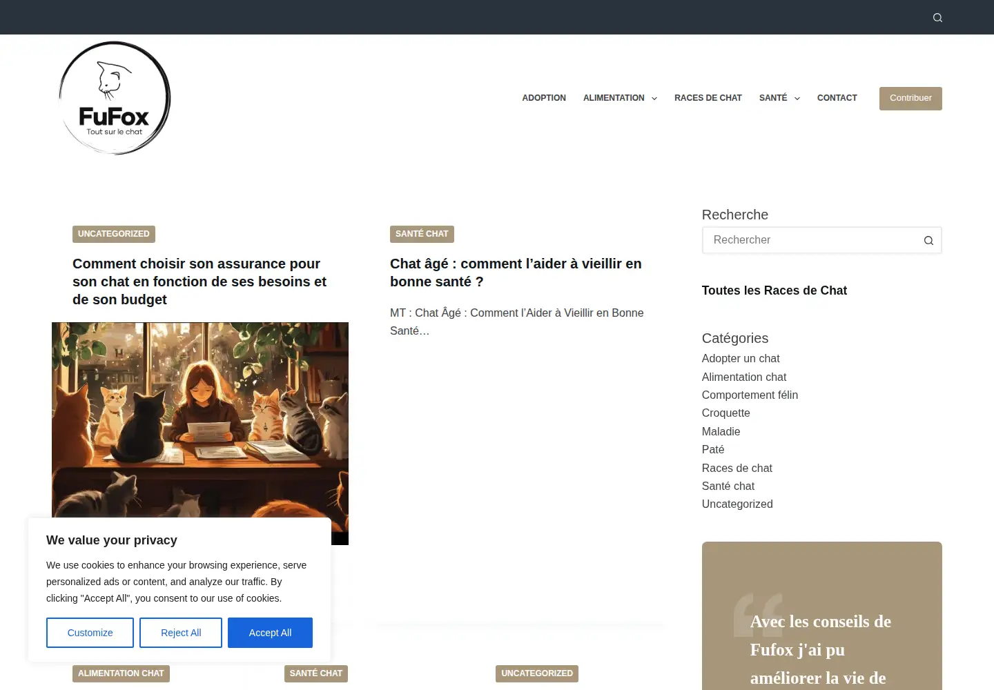 Screenshot of fufox.net