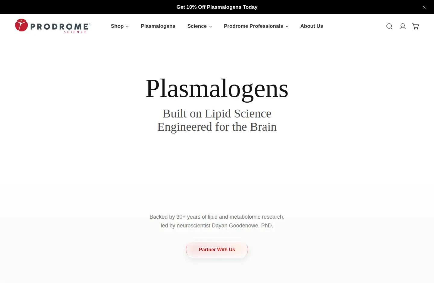 Screenshot of prodrome.com