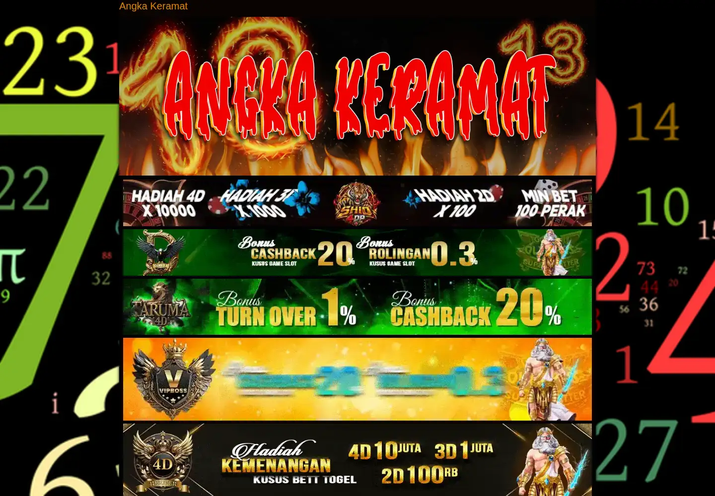 Screenshot of angkakeramat.buzz