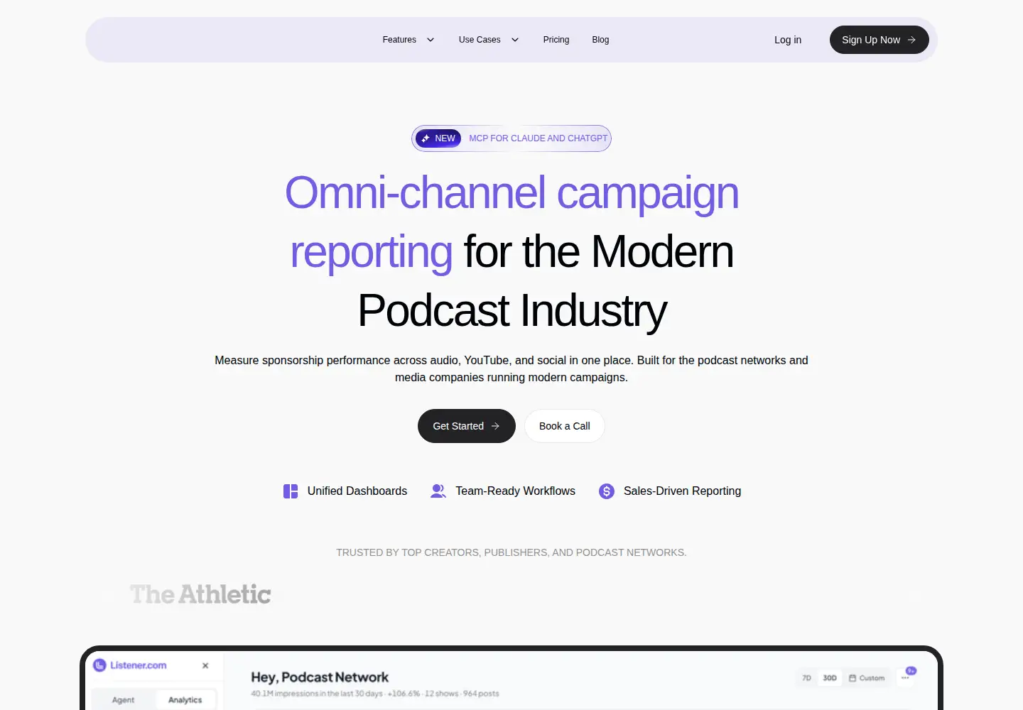 Screenshot of listener.com