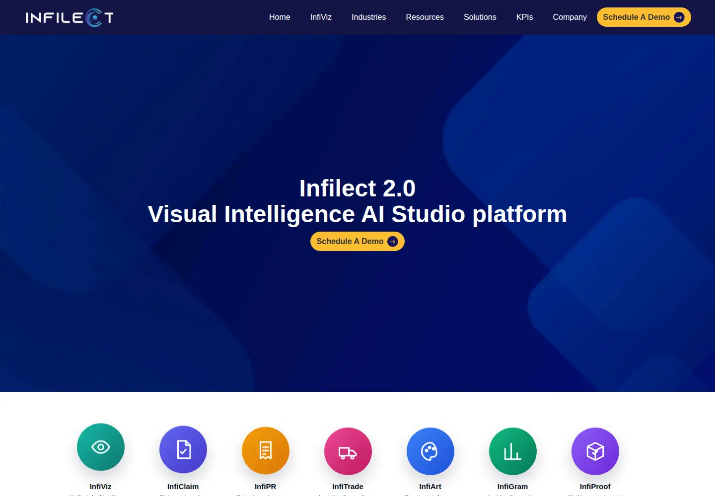 Screenshot of infilect.com