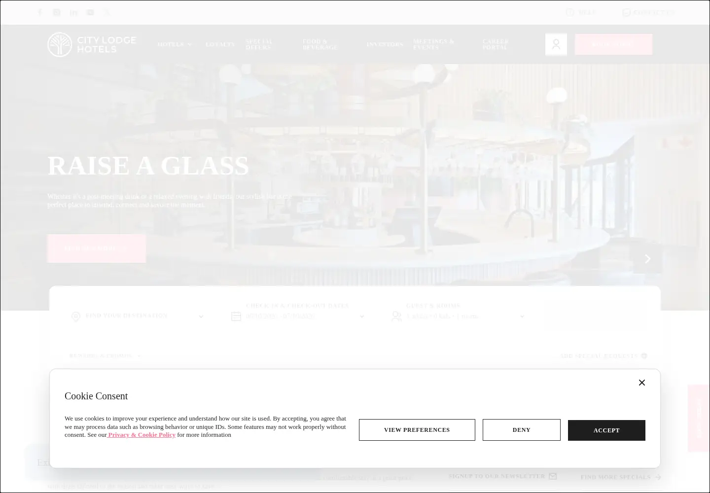 Captured homepage of clhg.com in the current scan