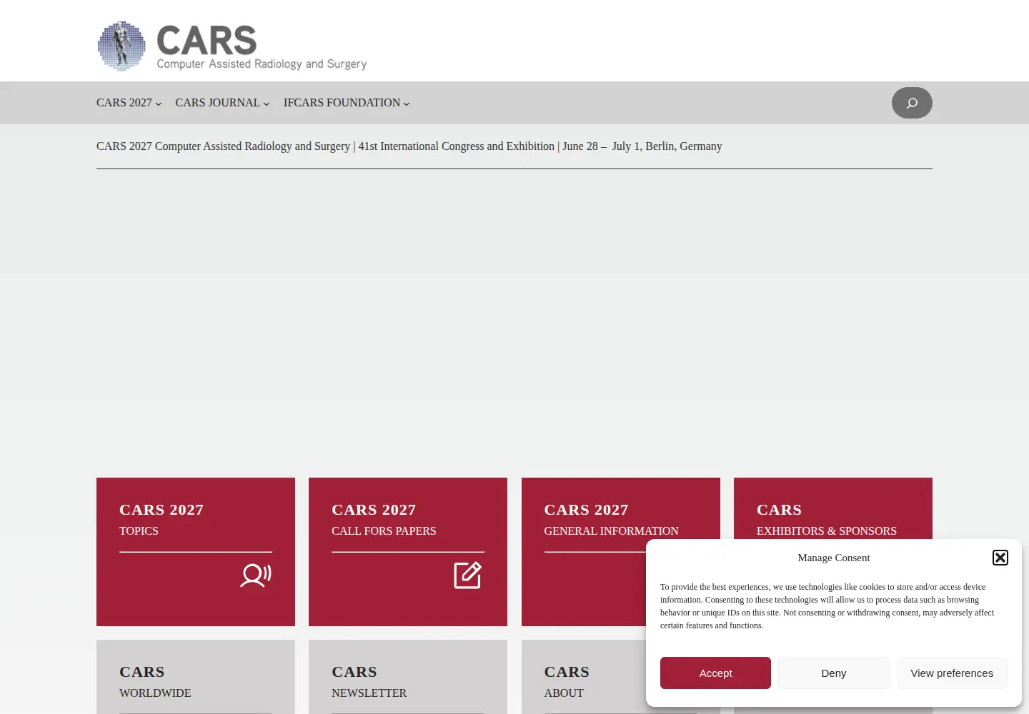 Screenshot of cars-int.org