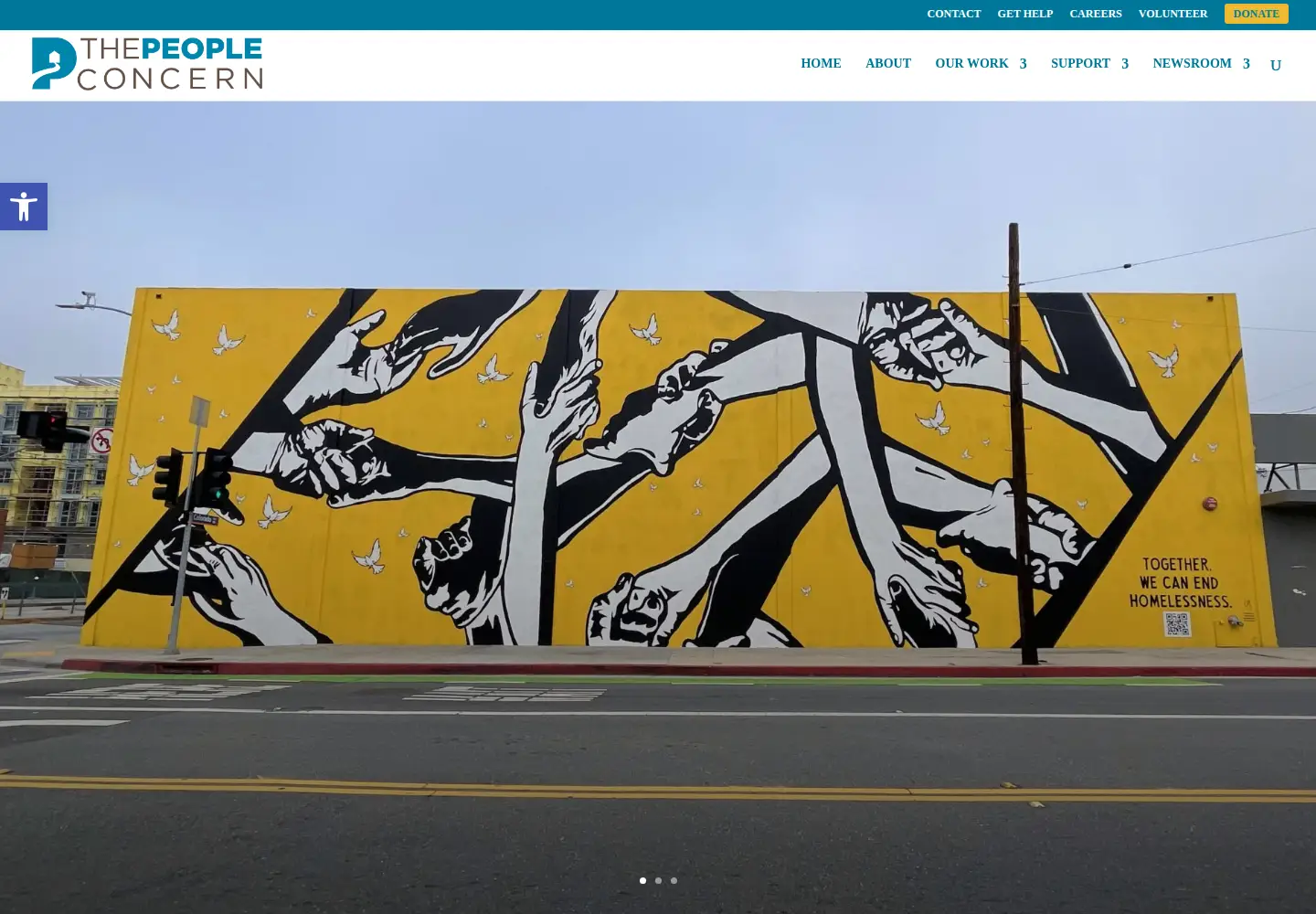 Screenshot of thepeopleconcern.org