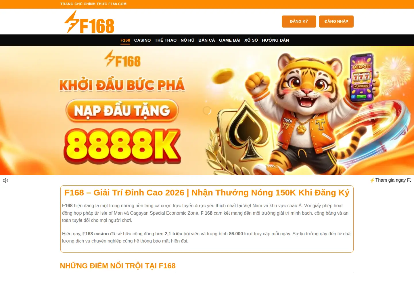 Screenshot of f168dt.com