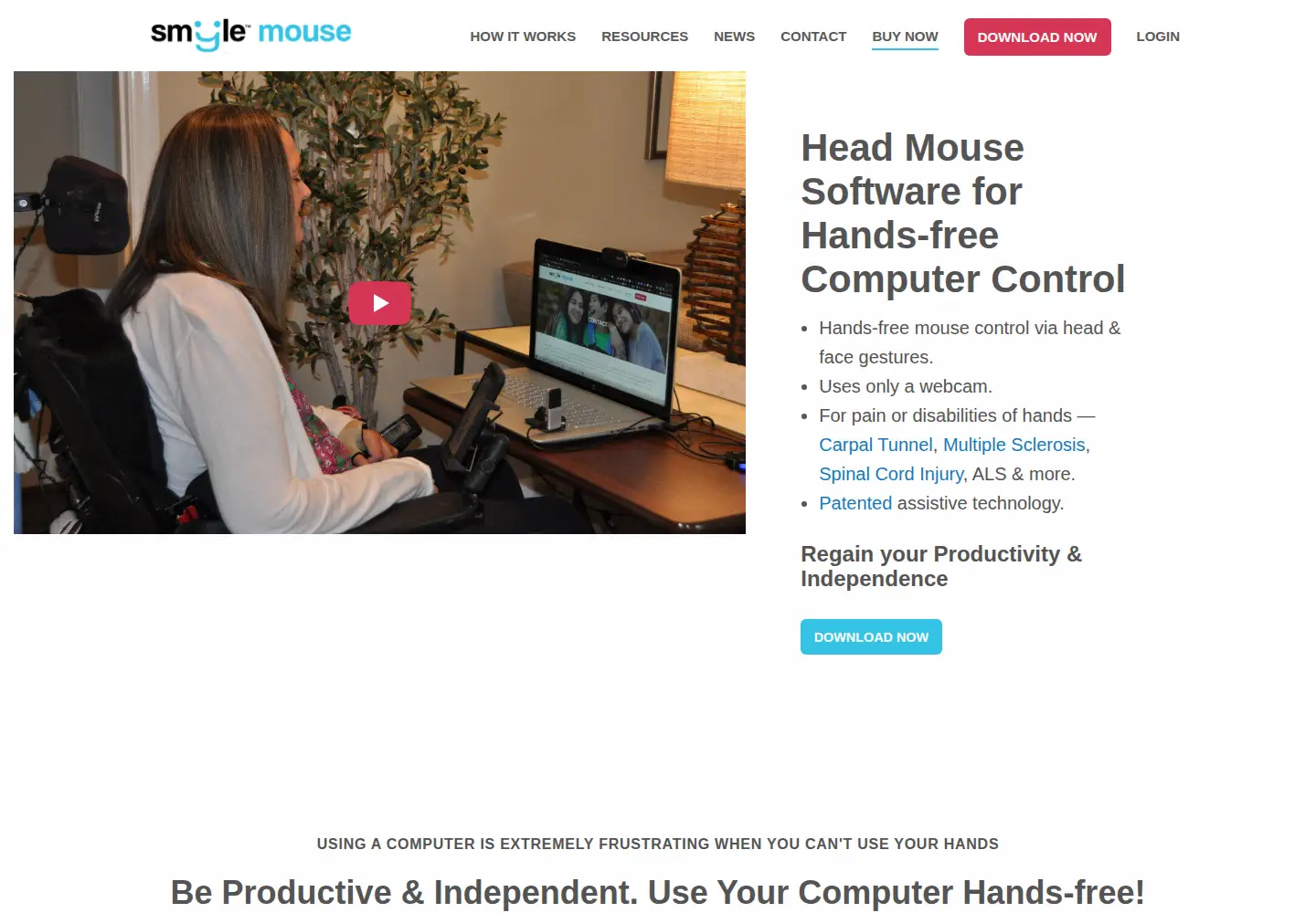 Screenshot of smylemouse.com