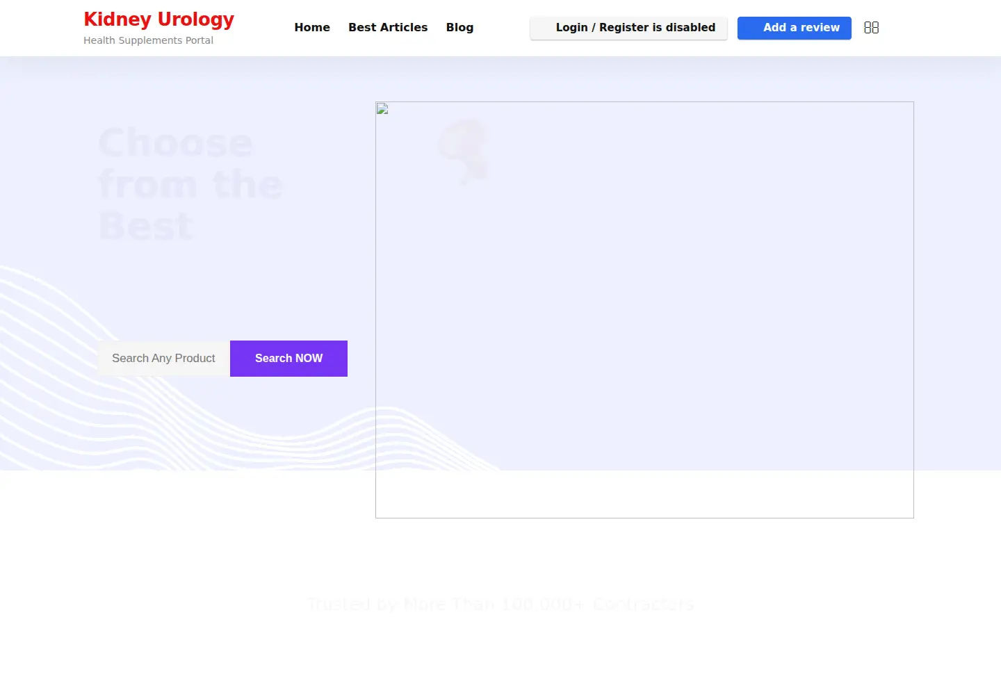Screenshot of kidneyurology.org