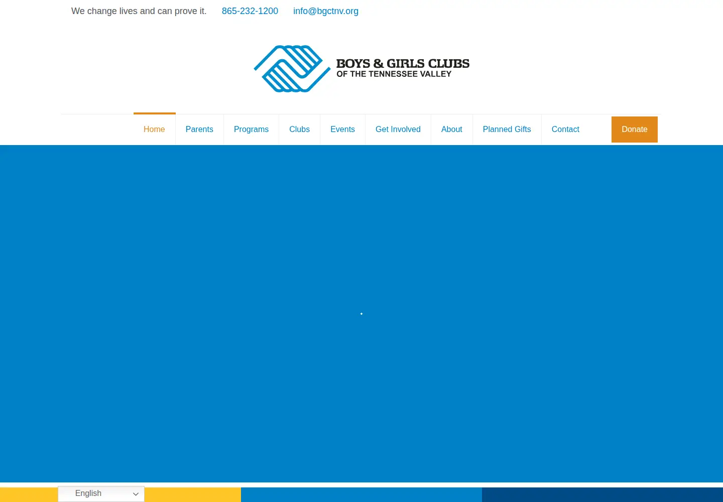 Screenshot of bgctnv.org