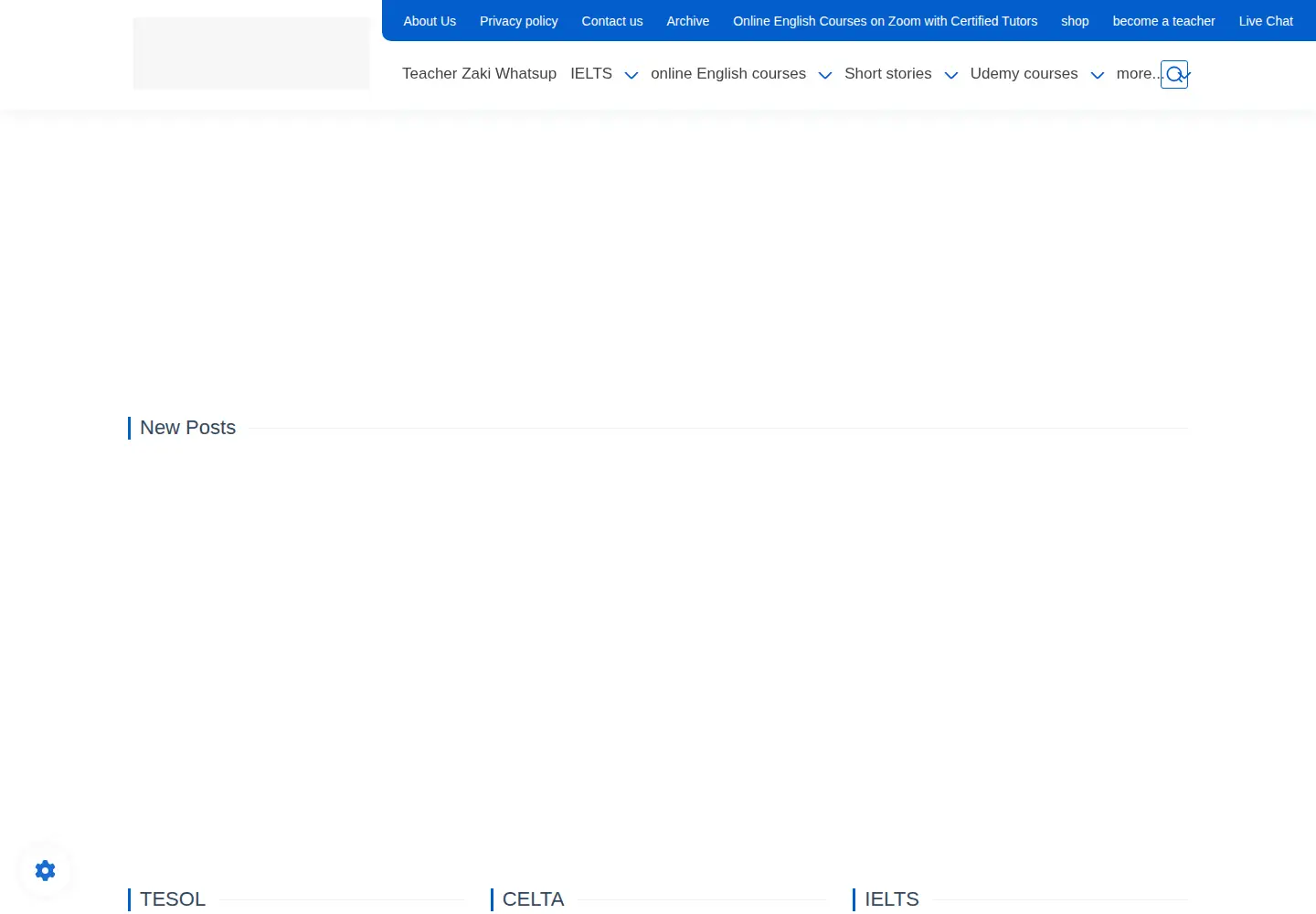 Screenshot of learnspecialenglish.com