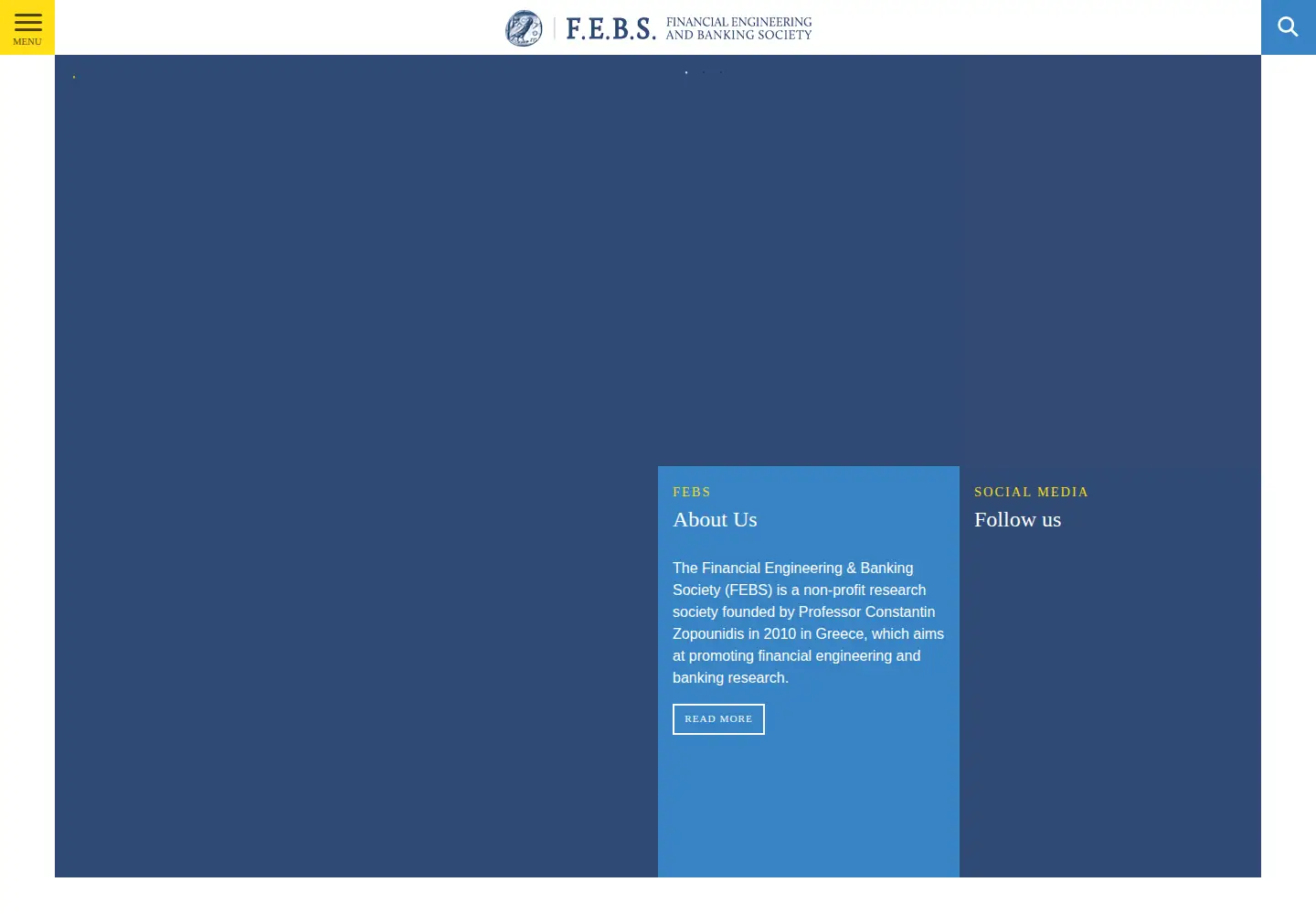 Screenshot of febsociety.org