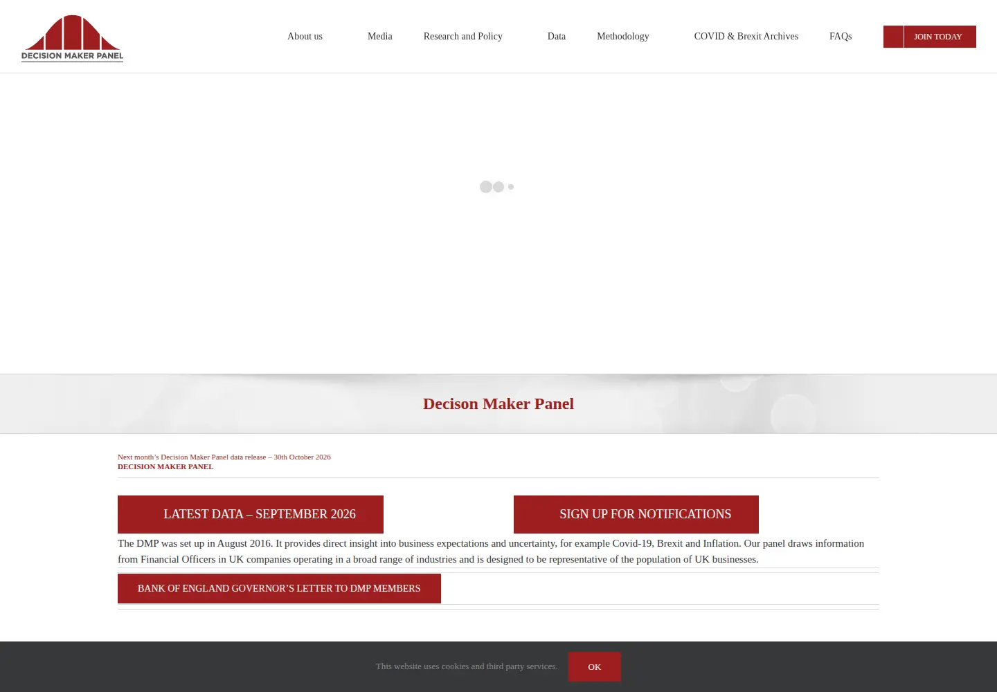 Screenshot of decisionmakerpanel.co.uk