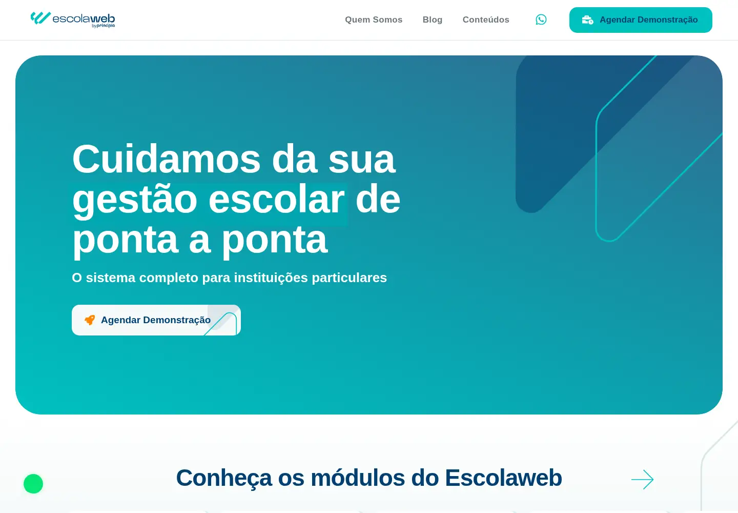 Screenshot of escolaweb.com.br