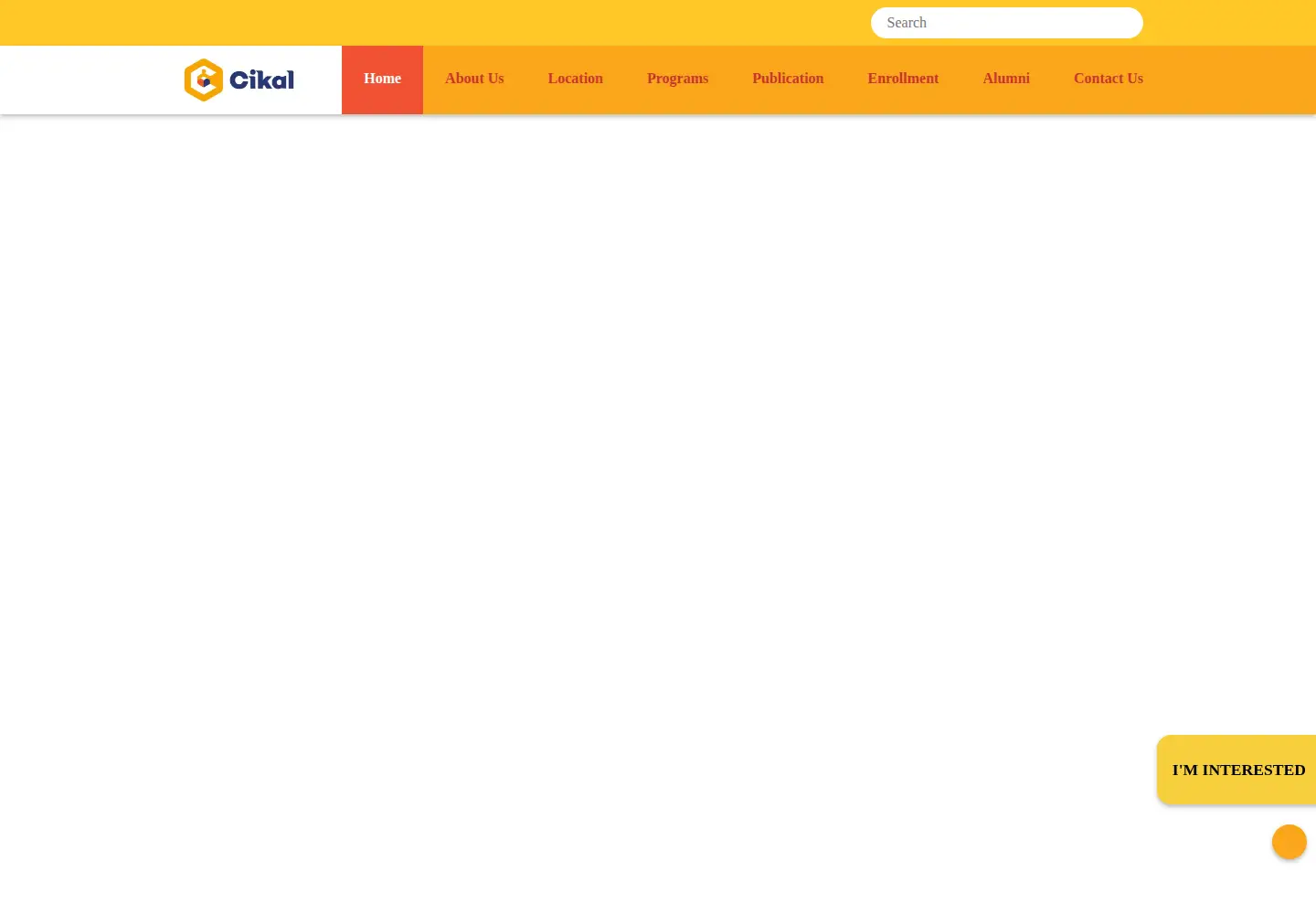 Screenshot of cikal.co.id