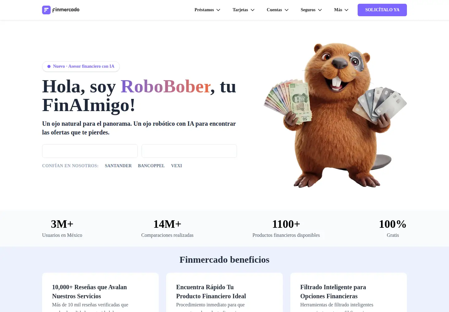 Screenshot of finmercado.mx