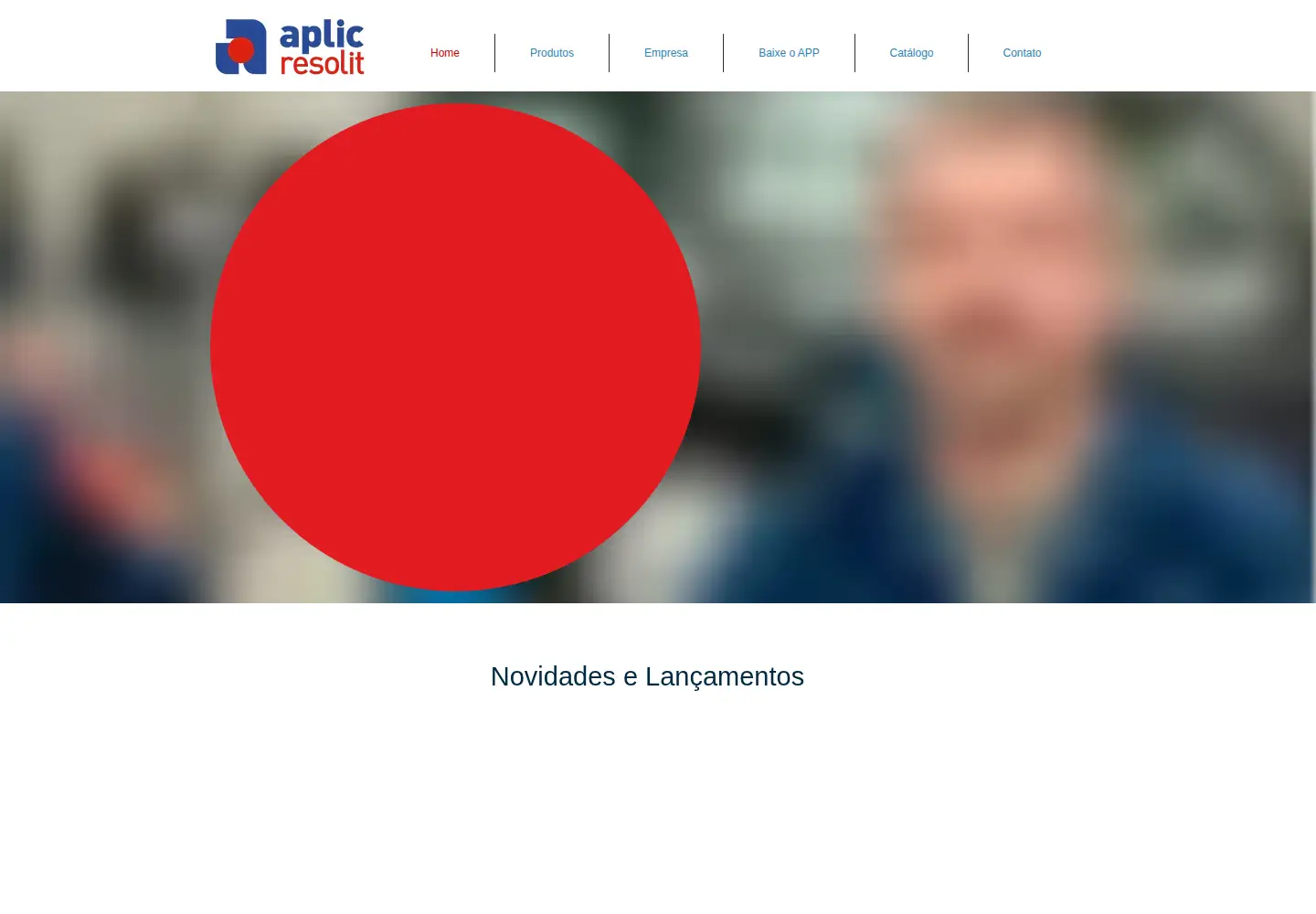 Captured homepage of aplicresolit.com.br in the current scan