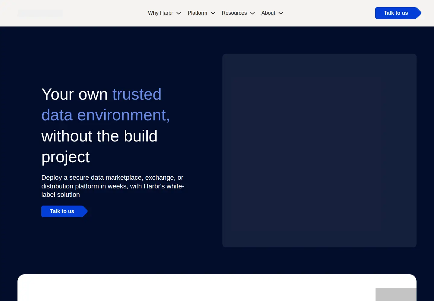 Screenshot of harbrdata.com