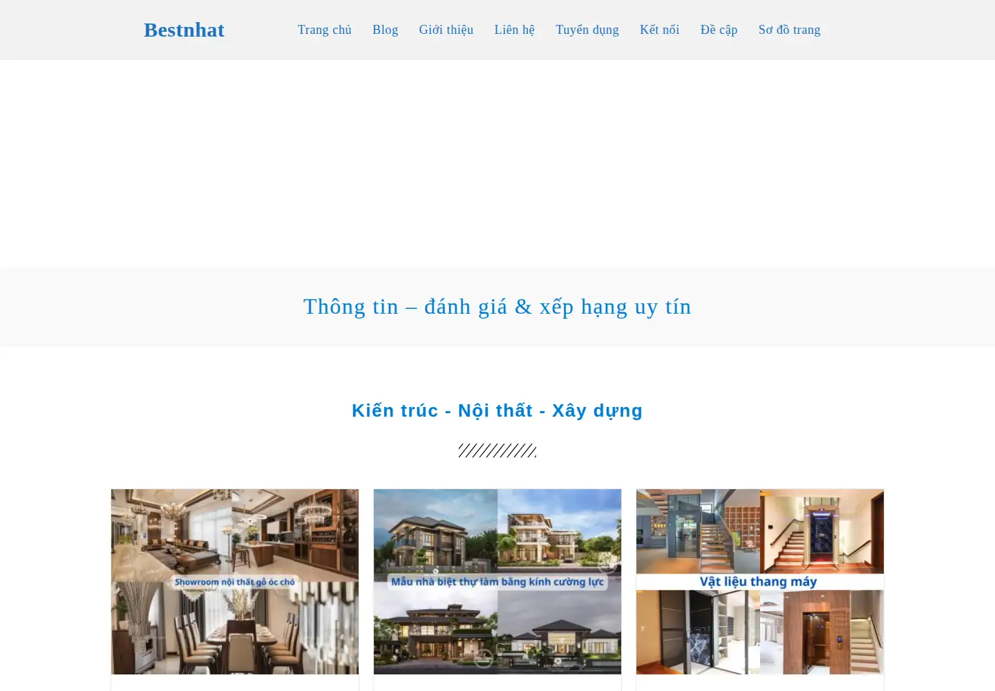 Screenshot of bestnhat.com
