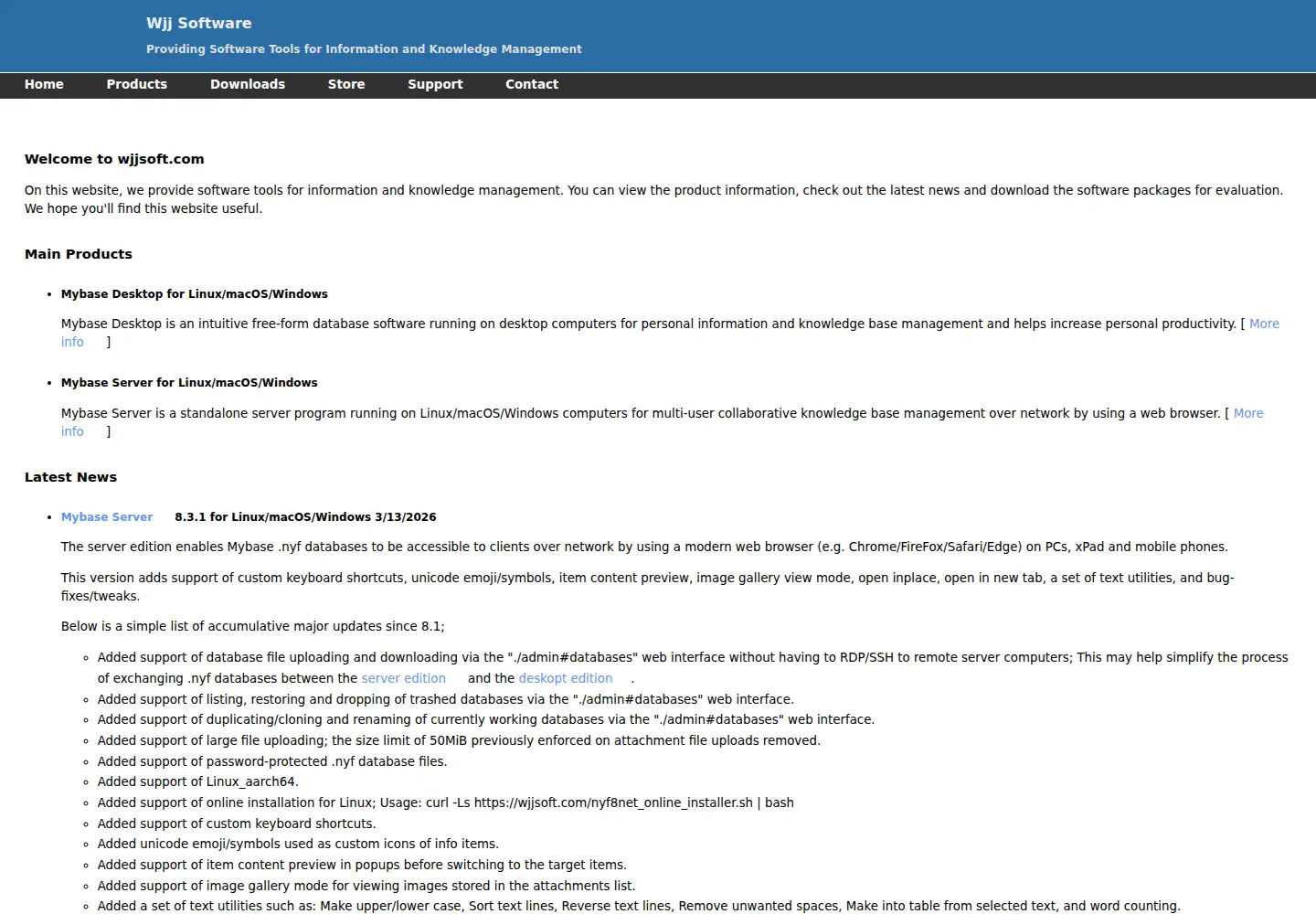 Screenshot of wjjsoft.com