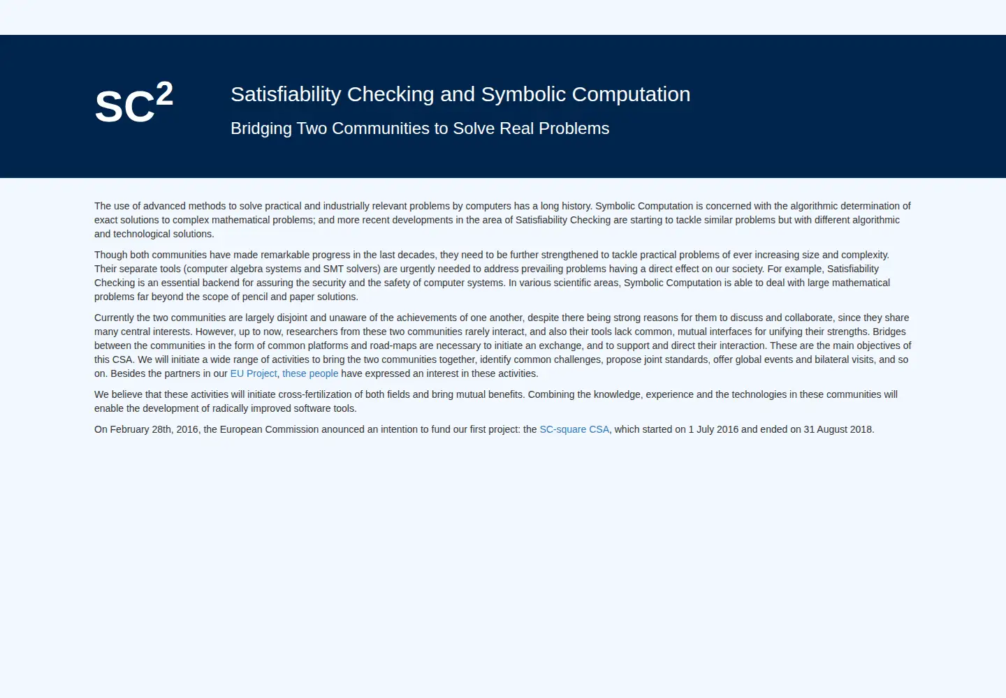 Screenshot of sc-square.org