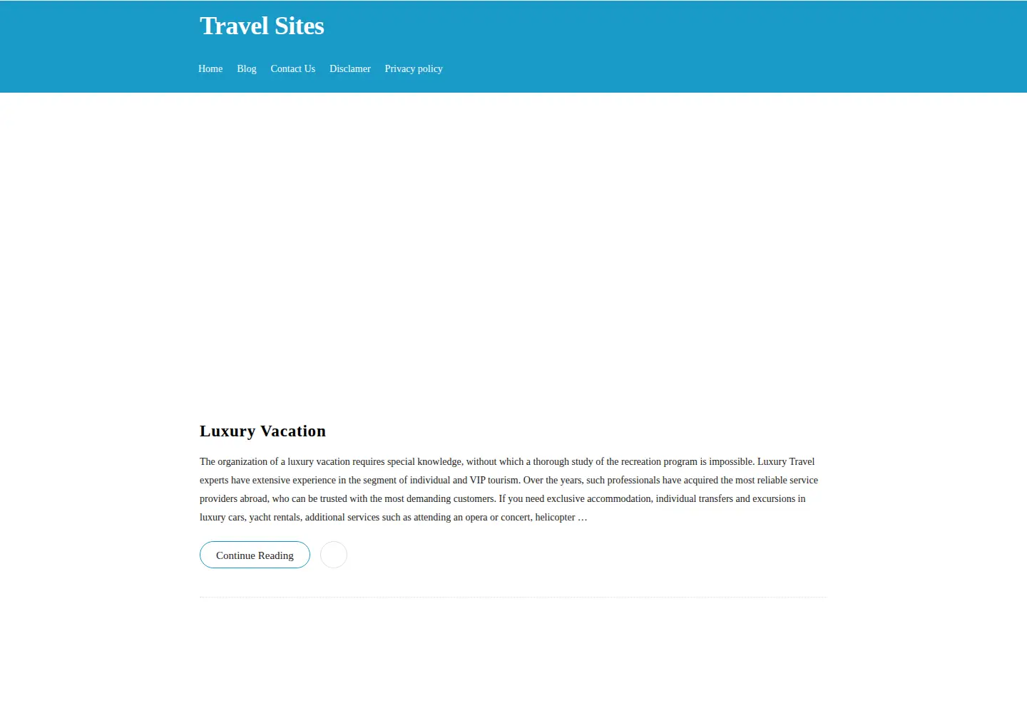 Screenshot of travel-sites.org
