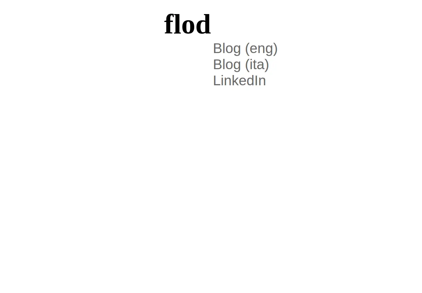 Screenshot of flod.org