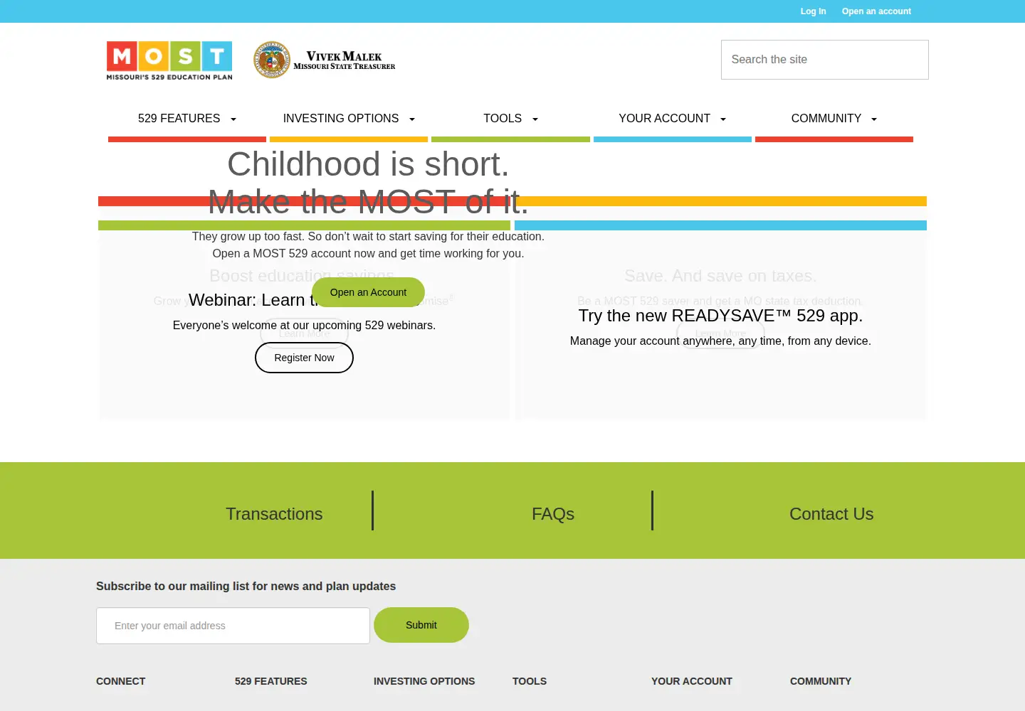 Screenshot of missourimost.org