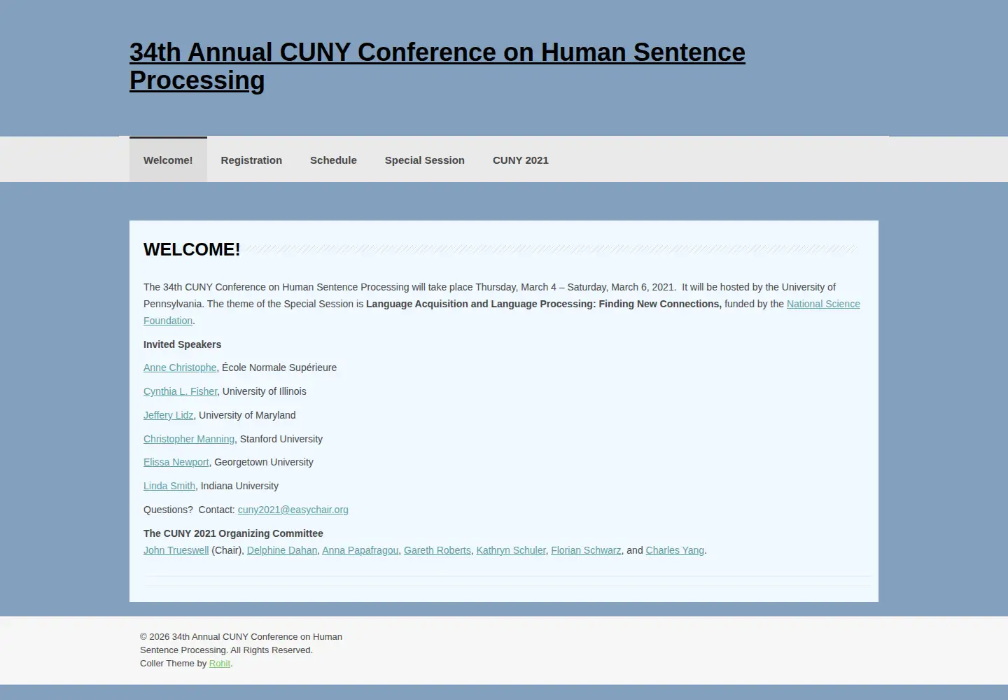 Screenshot of cuny2021.io