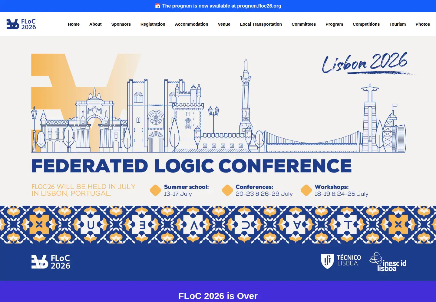 Screenshot of floc26.org