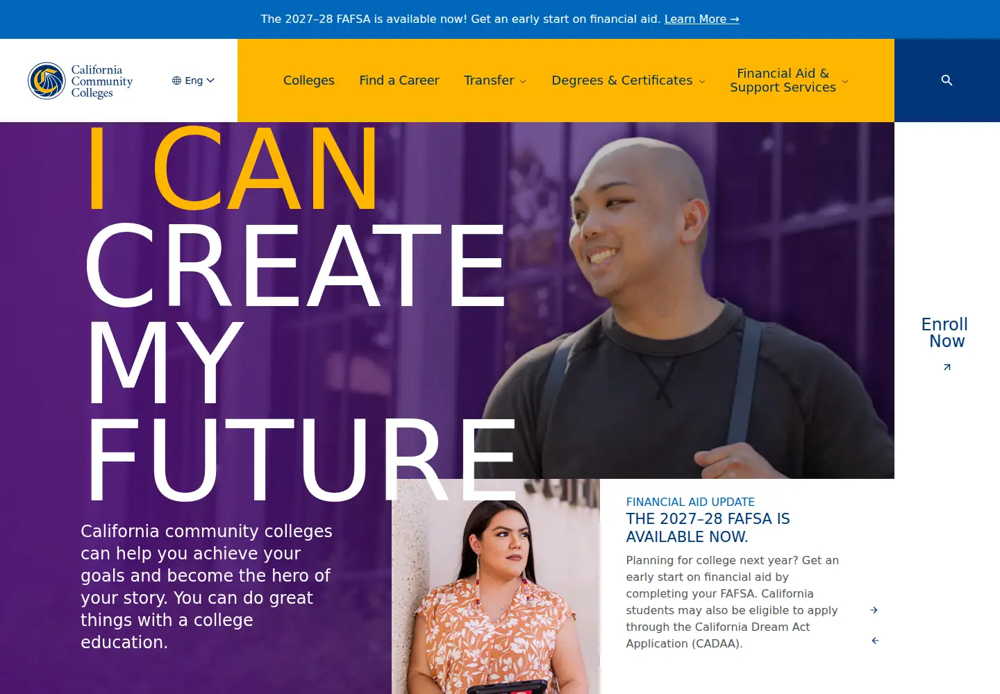Screenshot of icangotocollege.com