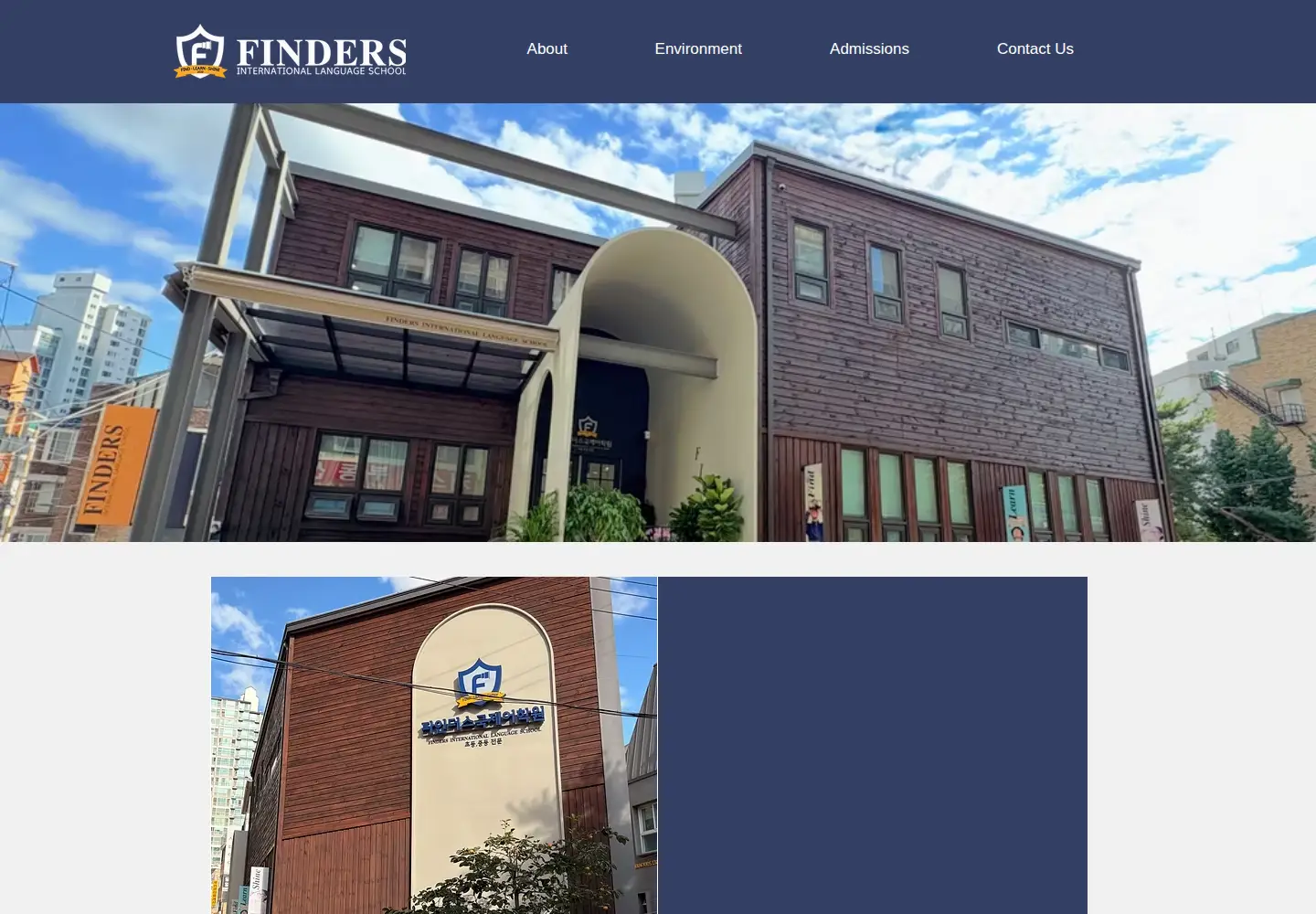 Screenshot of finders-english.com