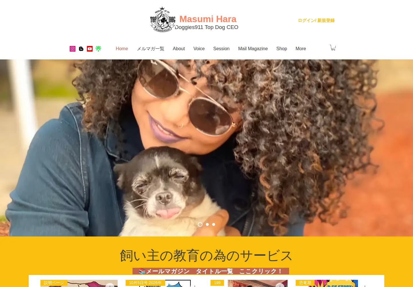 Screenshot of doggies911.com
