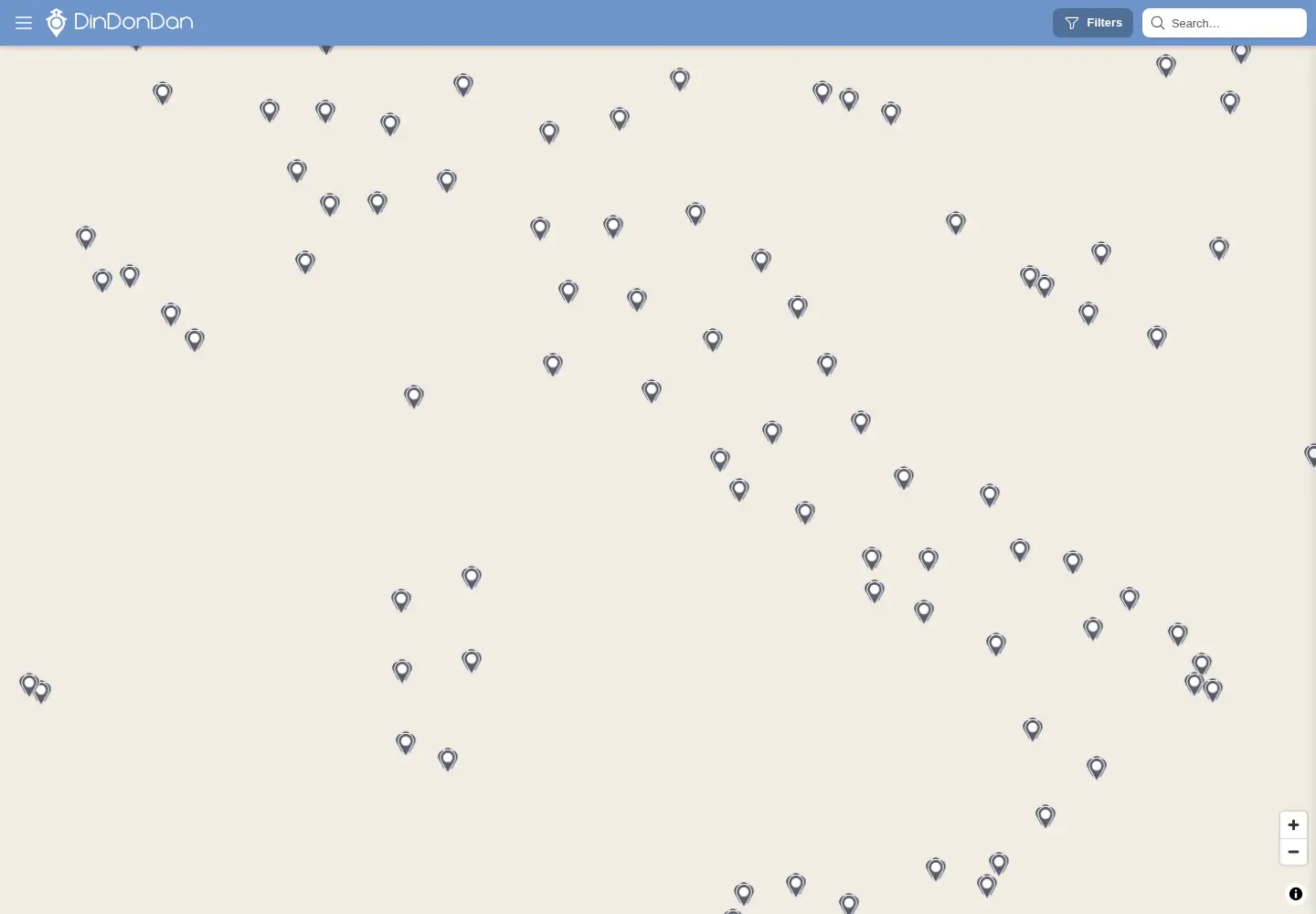 Screenshot of dindondan.app