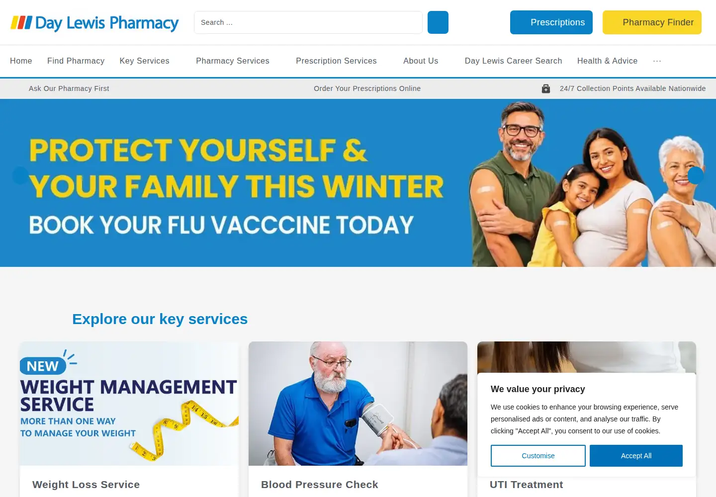 Screenshot of daylewis.co.uk