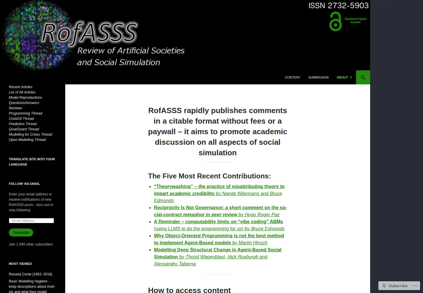 Screenshot of rofasss.org