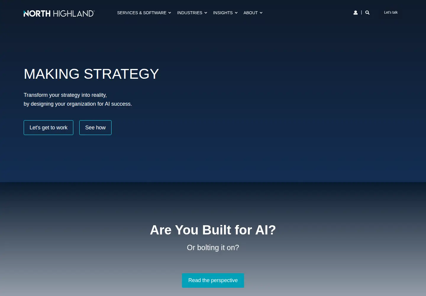 Screenshot of northhighland.com
