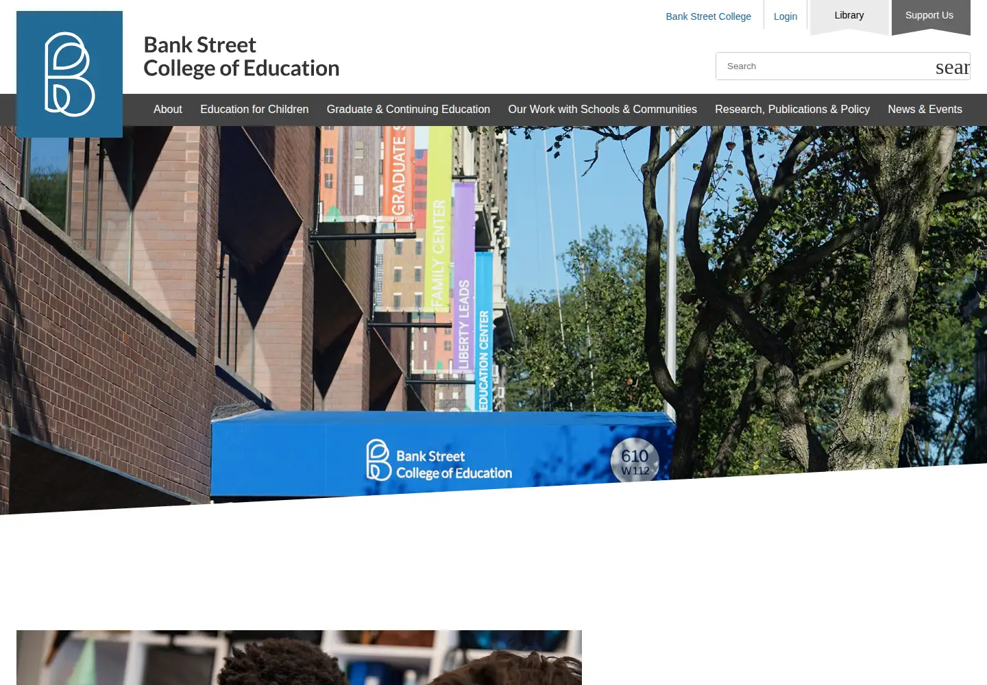 Screenshot of bankstreet.edu
