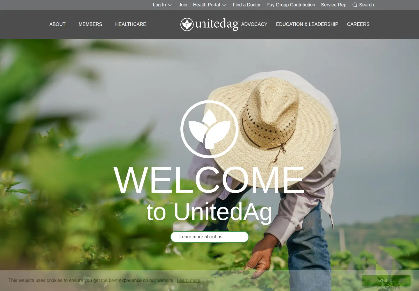 Screenshot of unitedag.org