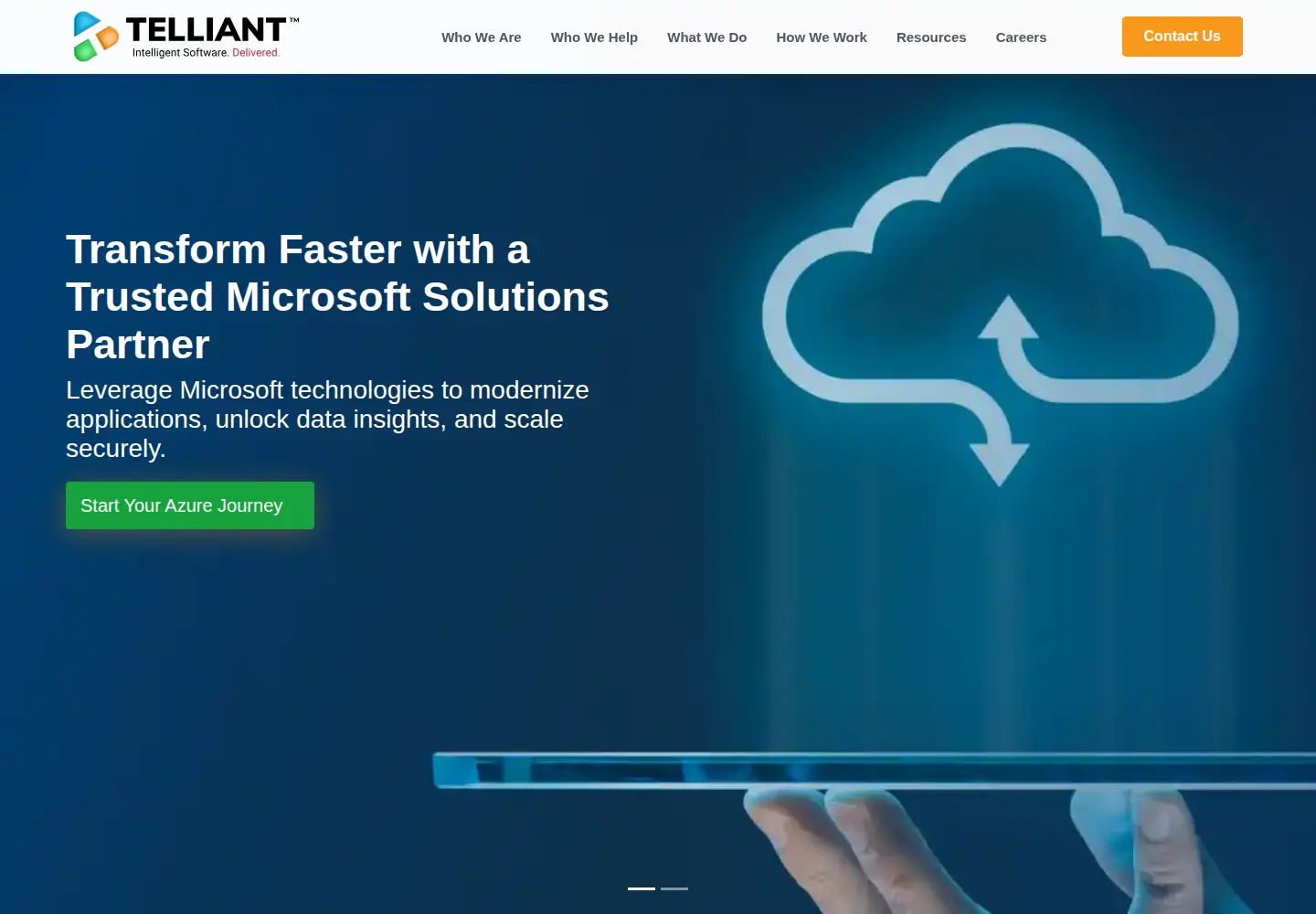 Screenshot of telliant.com