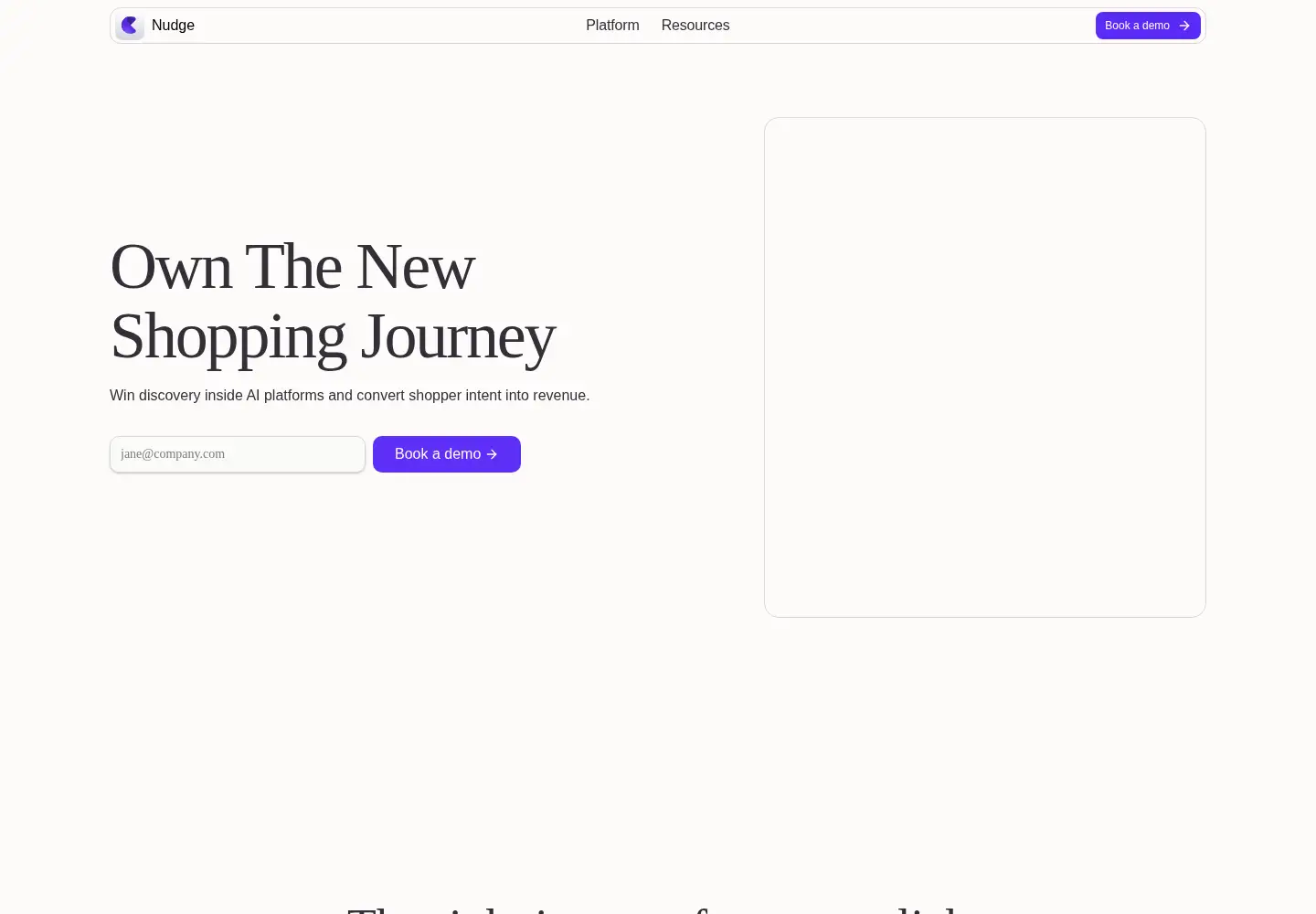 Screenshot of nudgenow.com