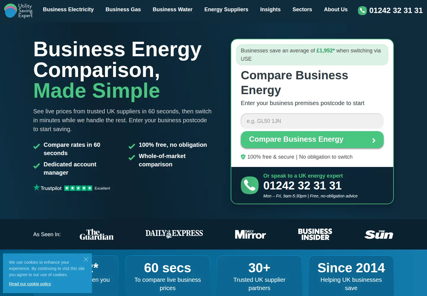 Screenshot of utilitysavingexpert.com