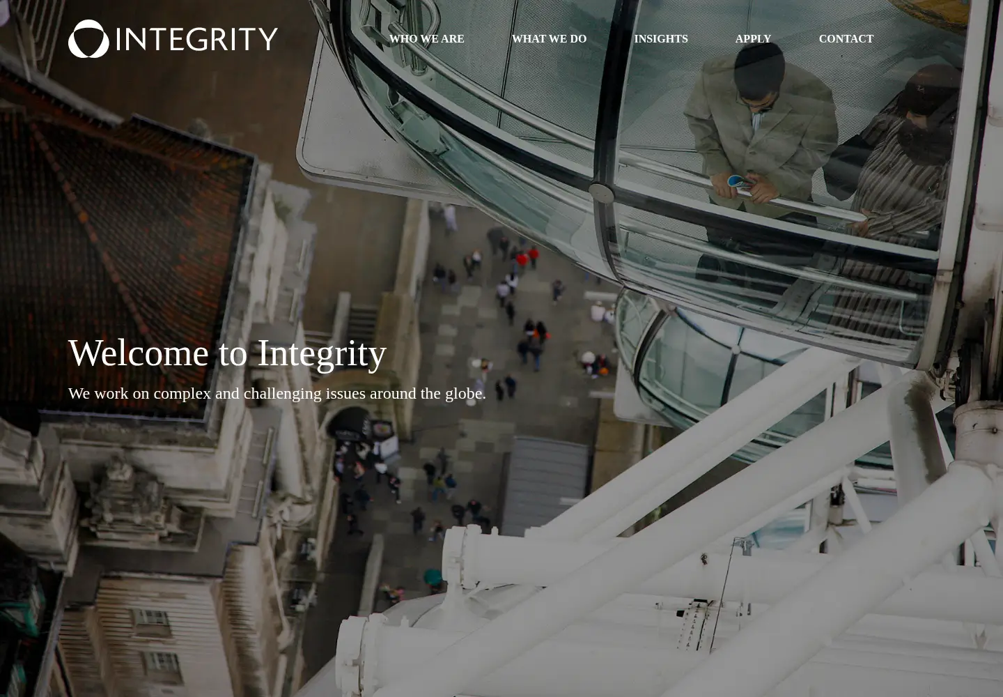 Screenshot of integrityglobal.com