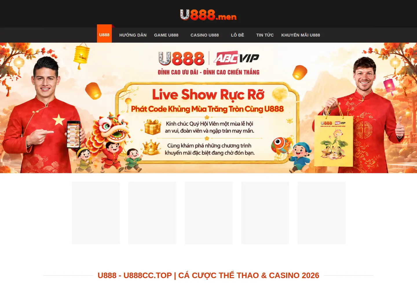 Screenshot of u888.men